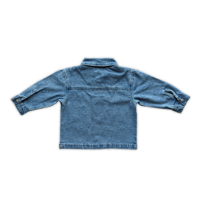 Grown Clothing - Organic Starlight Embroidery Denim Shirt Jacket