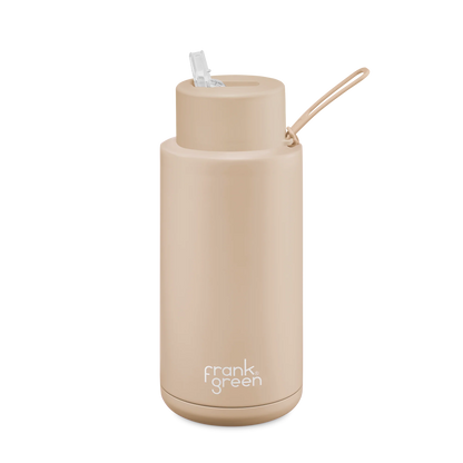 Frank Green - Ceramic Reusable Bottle (Straw) / 34oz