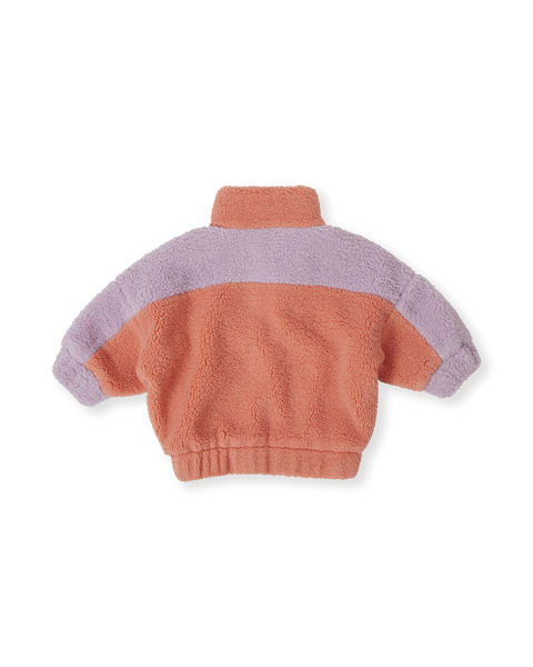 Goldie & Ace - Frankie Sherpa Jacket / Liac-Peach-Mint