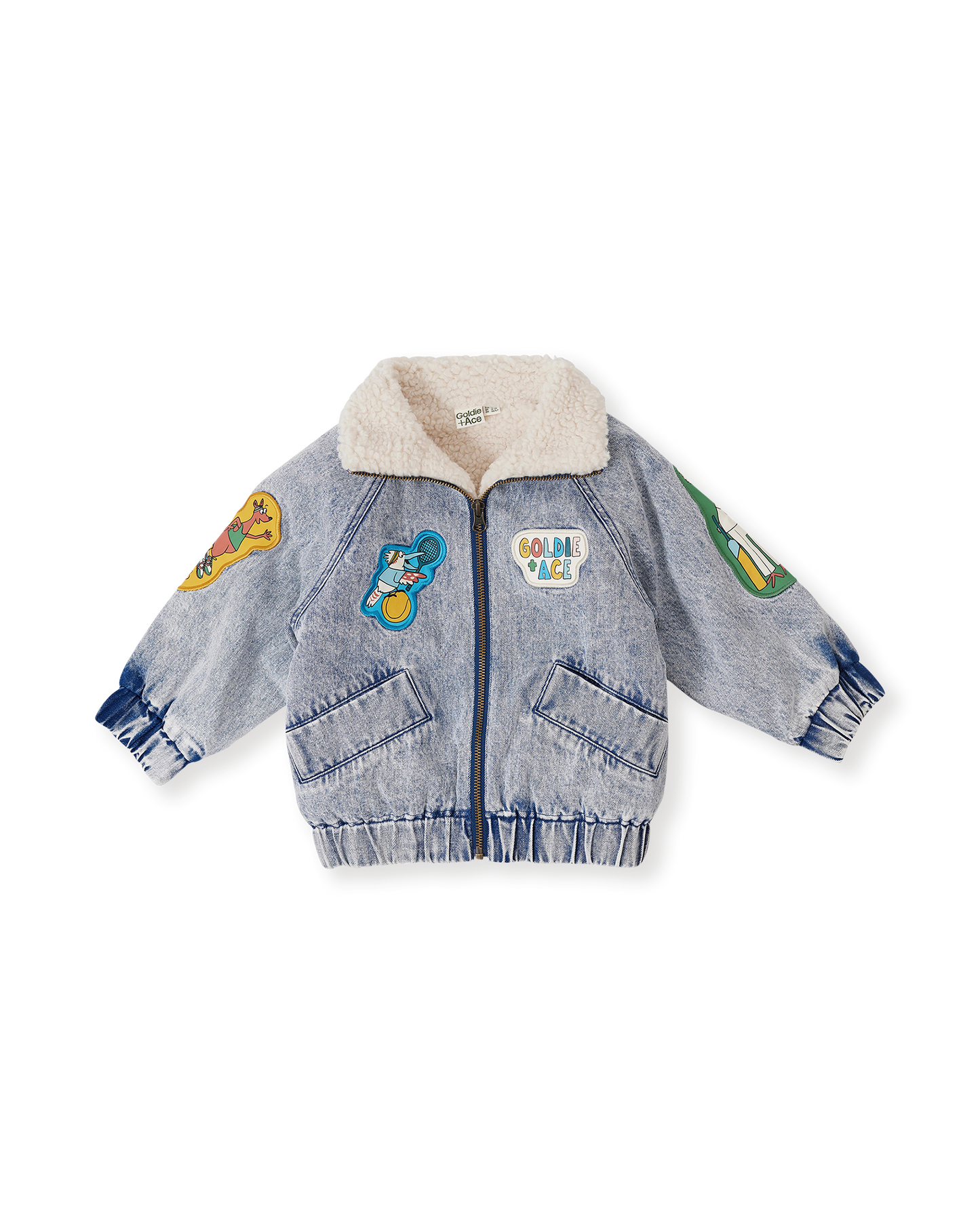 Goldie & Ace - Ari Denim Sherpa Jacket