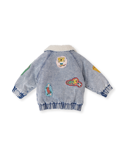 Goldie & Ace - Ari Denim Sherpa Jacket