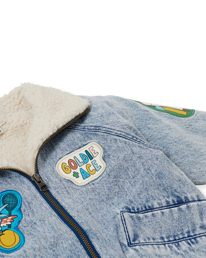 Goldie & Ace - Ari Denim Sherpa Jacket