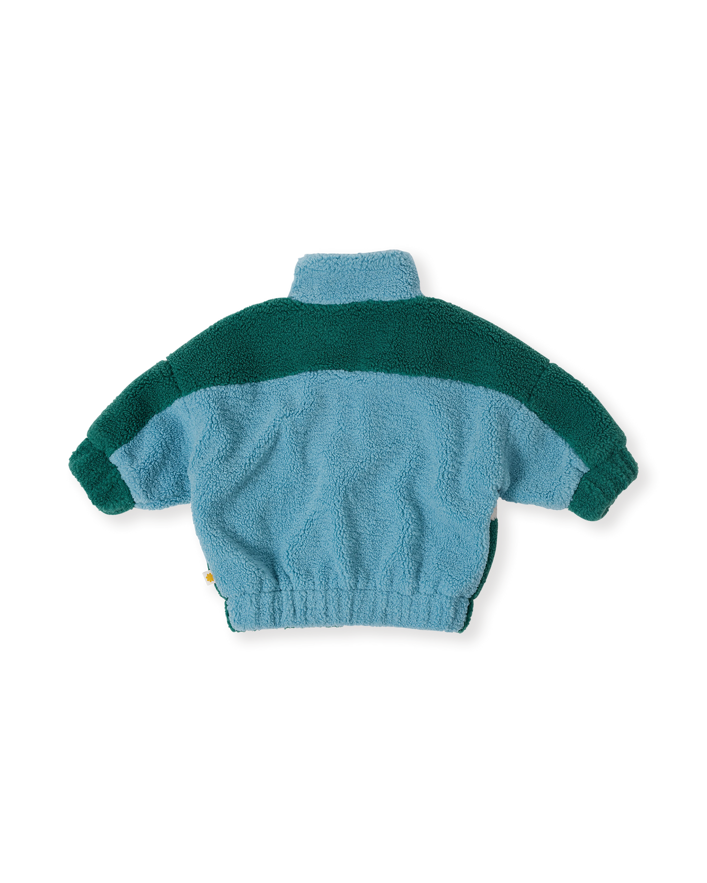 Goldie & Ace - Frankie Sherpa Jacket / Teal-Cream-Dark Jade