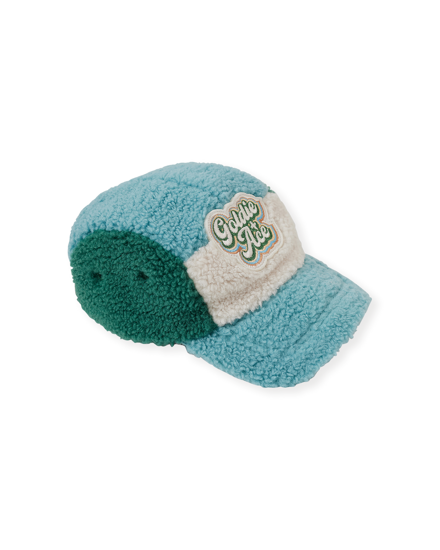 Goldie & Ace - Blair Sherpa Cap / Teal-Cream-Dark Jade