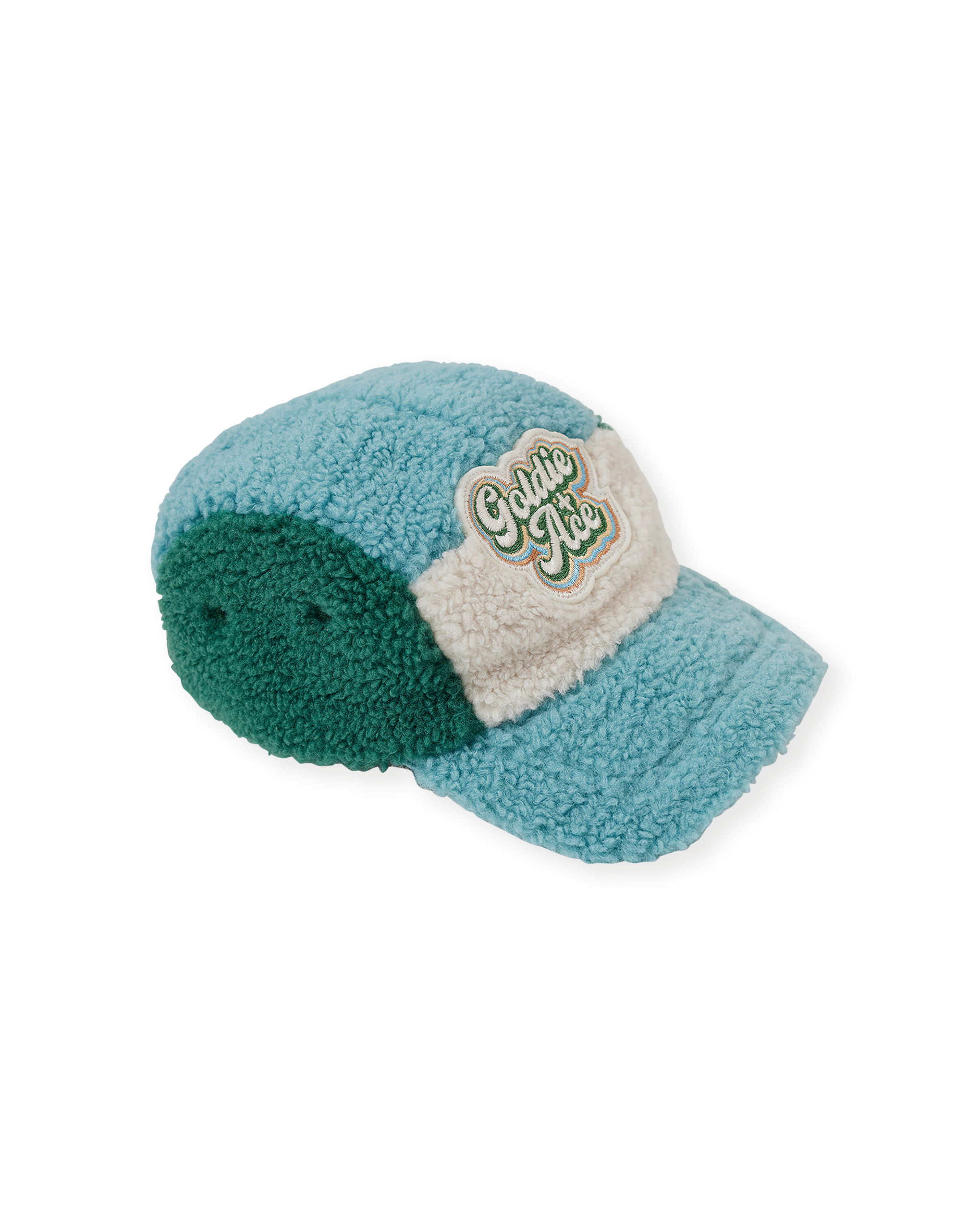 Goldie & Ace - Blair Sherpa Cap / Teal-Cream-Dark Jade