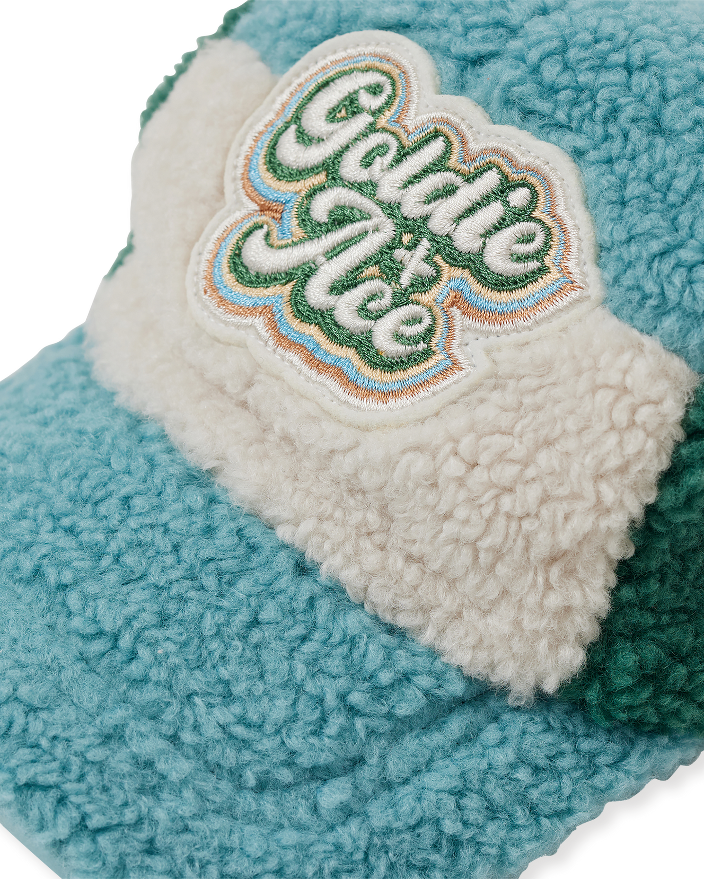 Goldie & Ace - Blair Sherpa Cap / Teal-Cream-Dark Jade