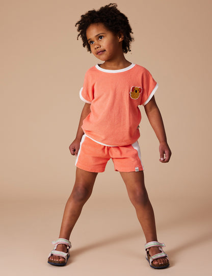 Goldie & Ace - Kenny Terry Towelling Sport Shorts / Melon