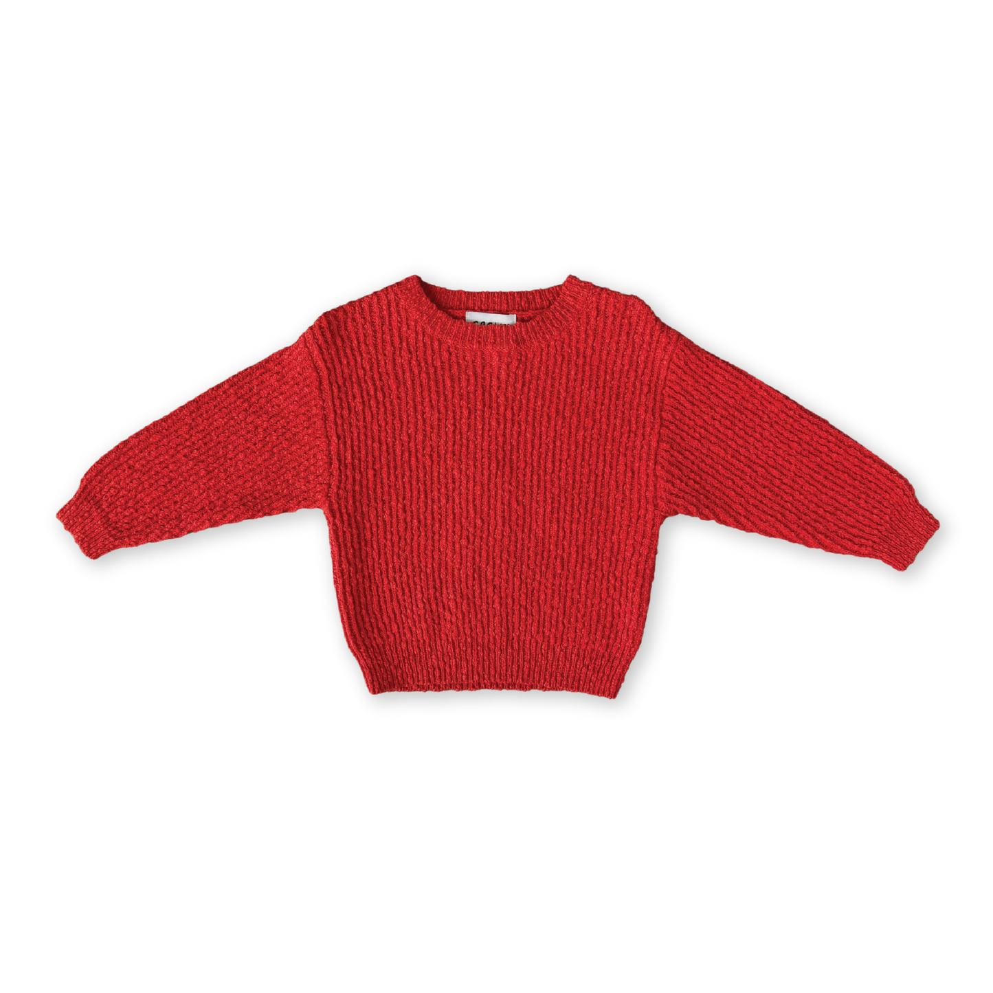 Grown Clothing - Organic Textured Knit Pull Over / Sauce