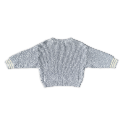 Grown Clothing - Organic Essential Textured Knit Pull Over / Haze