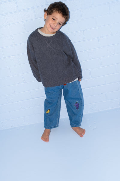 Grown Clothing - Organic Fruit Salad Denim Pants