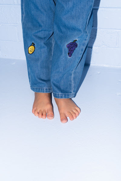 Grown Clothing - Organic Fruit Salad Denim Pants