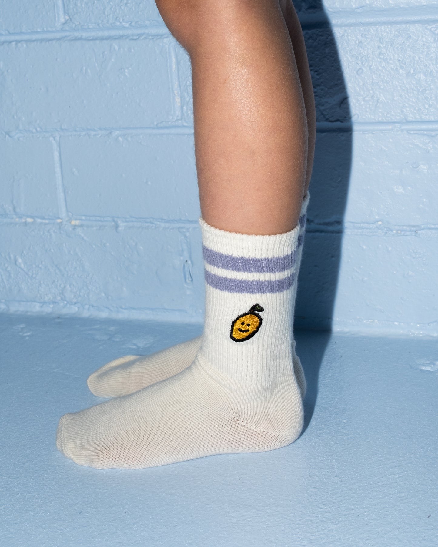 Grown Clothing - 2-Pack Fruit Salad Cotton Socks / Milk