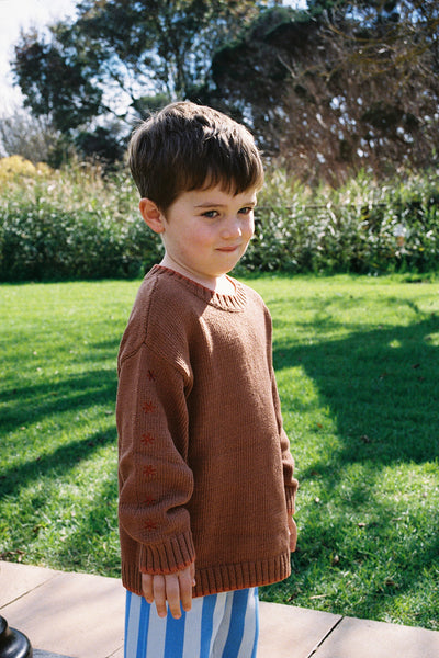 Grown Clothing - Organic Starlight Knit Pull Over / Earth