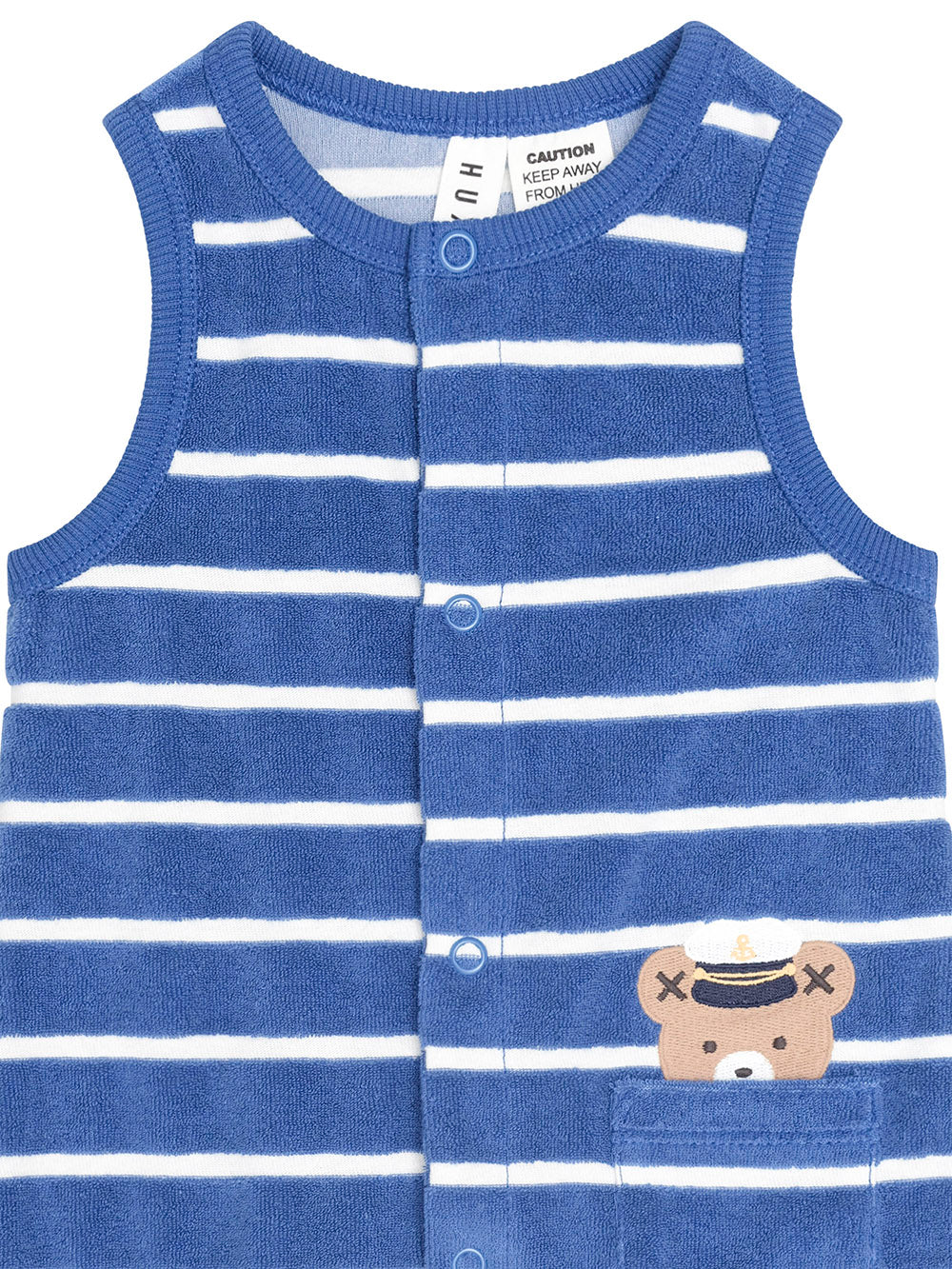 Huxbaby - Nautical Peekaboo HUX Towelling Romper