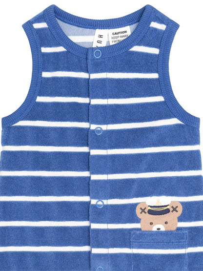 Huxbaby - Nautical Peekaboo HUX Towelling Romper