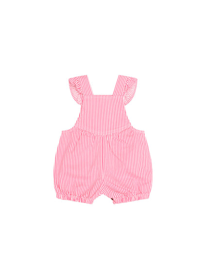 Huxbaby - Strawberry EMB Stripe Playsuit