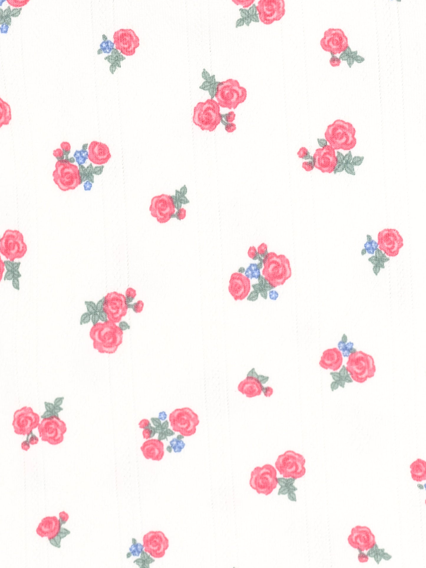 Huxbaby - Floral Pointelle Kimono Romper