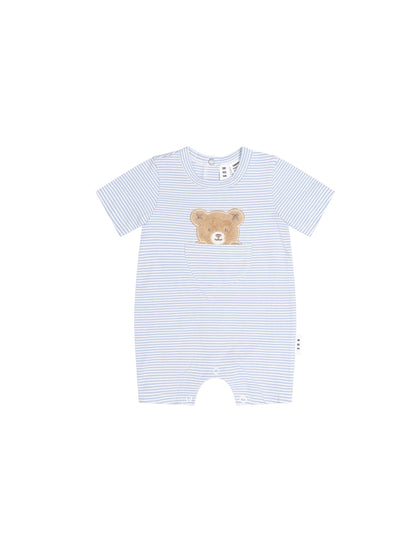 Huxbaby - Peekaboo HUX Stripe Bodysuit
