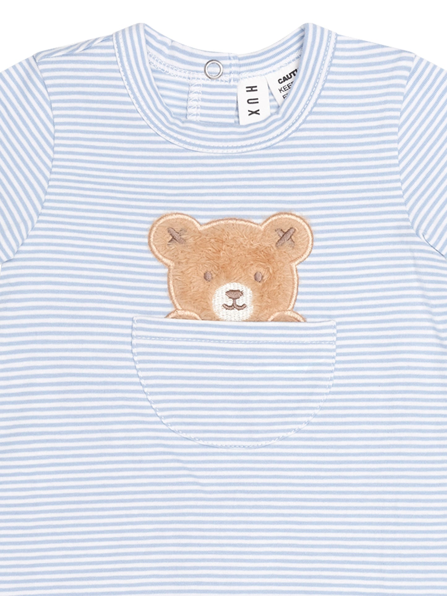 Huxbaby - Peekaboo HUX Stripe Bodysuit