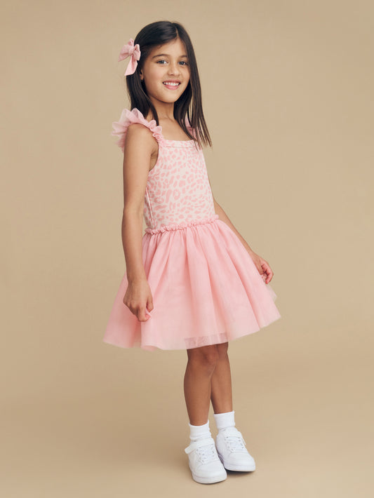 Huxbaby - Animal Summer Ballet Dress / Rose