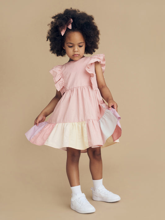 Huxbaby - Riley Rainbow Hem Dress