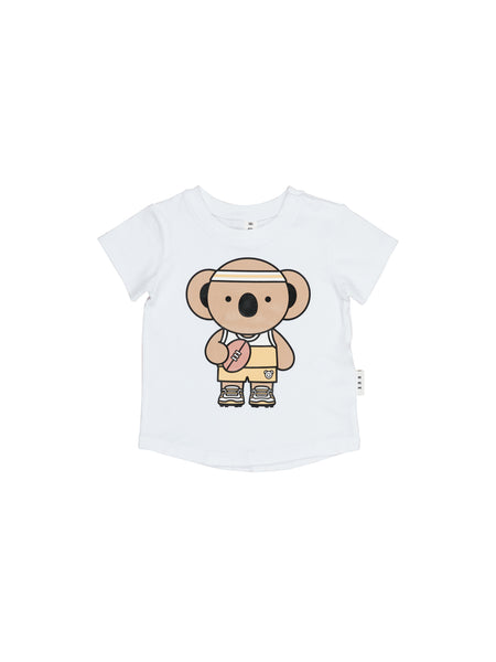 Huxbaby - Sporty Koala T-shirt / White