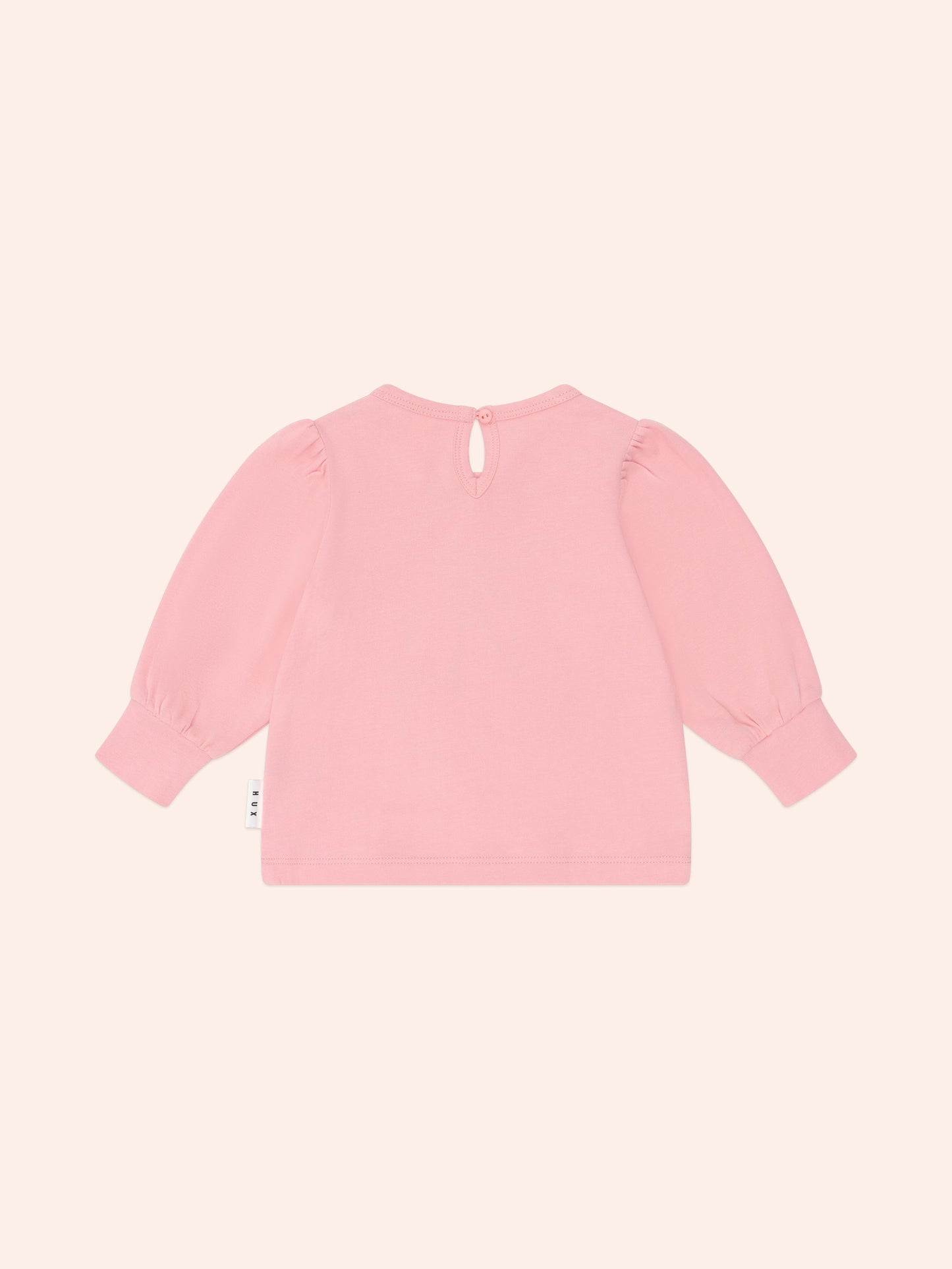 Huxbaby - Cherry Bow Puff Sleeve Top