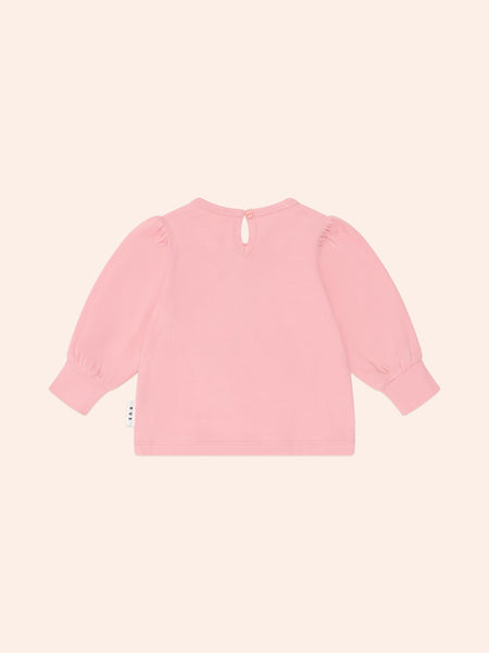 Huxbaby - Cherry Bow Puff Sleeve Top