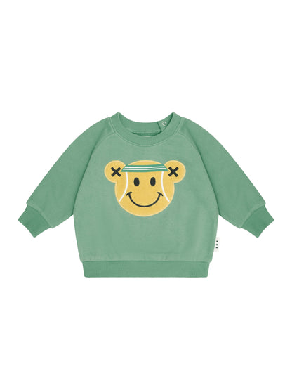 Huxbaby - Tennis Bear Sweatshirt / Turf