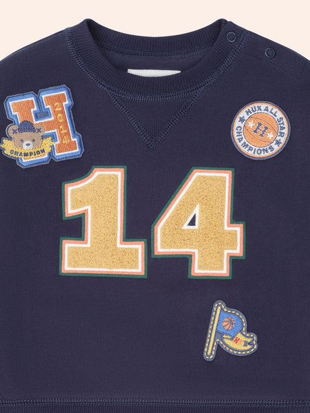 Huxbaby - Collegiate Patches Sweatshirt