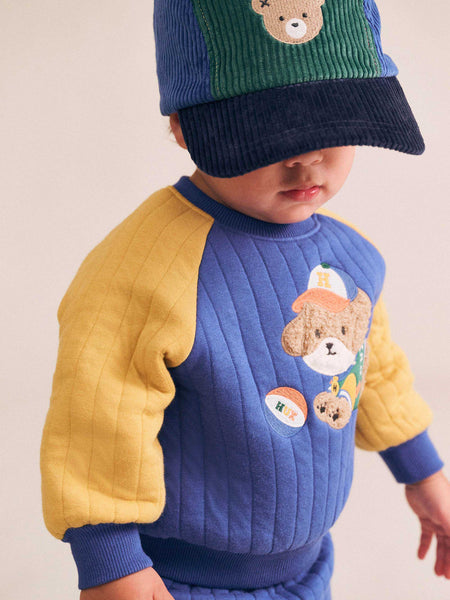 Huxbaby - Basketball Doggy Quilted Sweatshirt