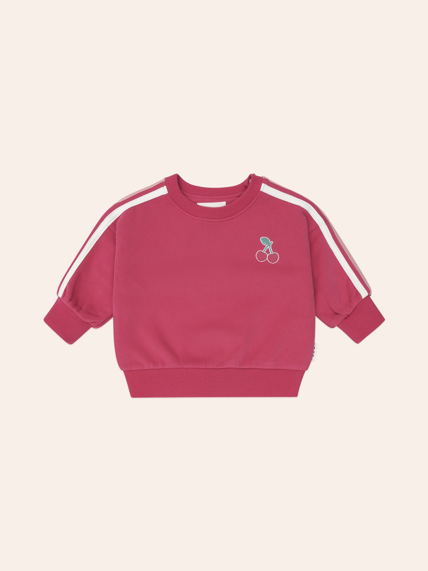 Huxbaby - Cherry Racer Stripe Sweatshirt