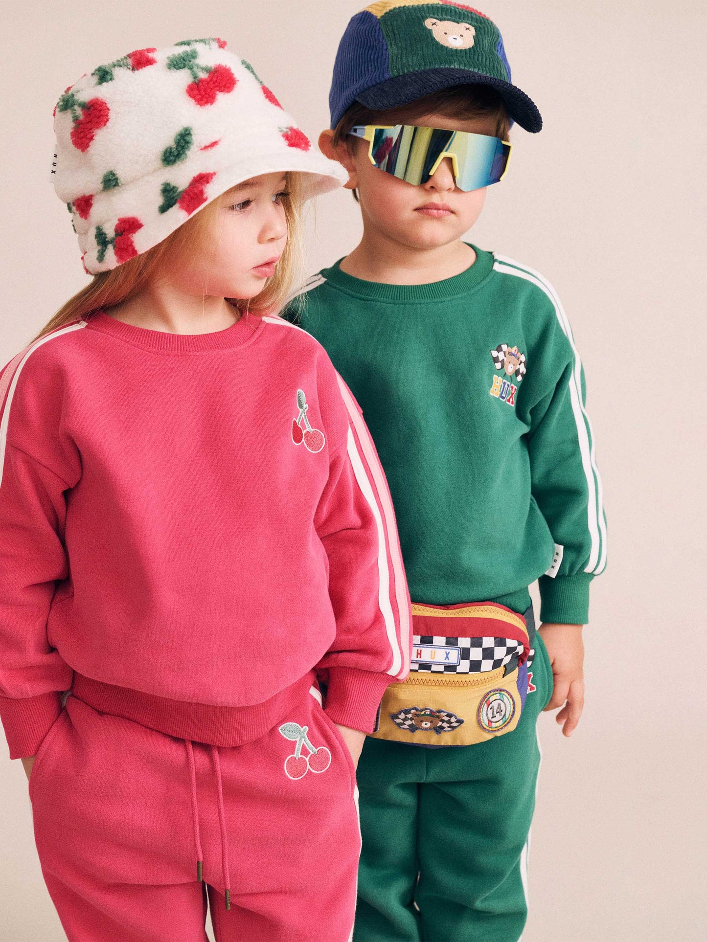 Huxbaby - Cherry Racer Stripe Sweatshirt