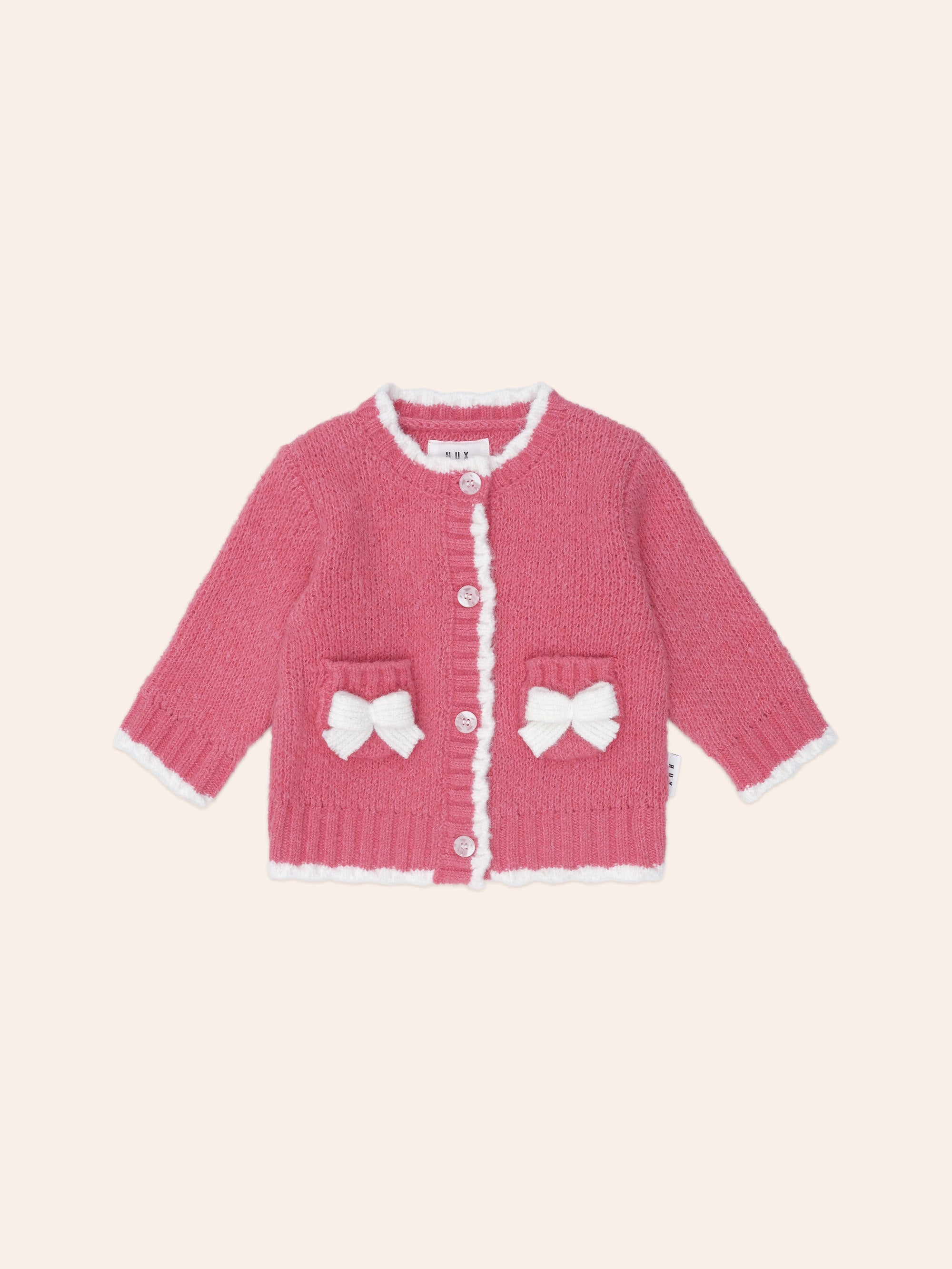 Huxbaby - Crochet Bow Cardi