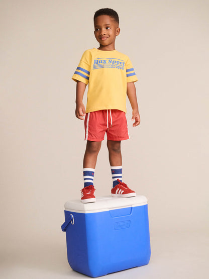 Huxbaby - Ripstop Tape Short / Racer Red