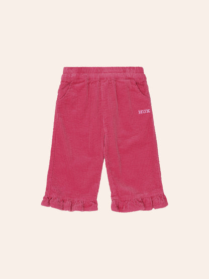Huxbaby - Cord Frill Hem Pant