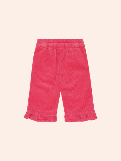 Huxbaby - Cord Frill Hem Pant