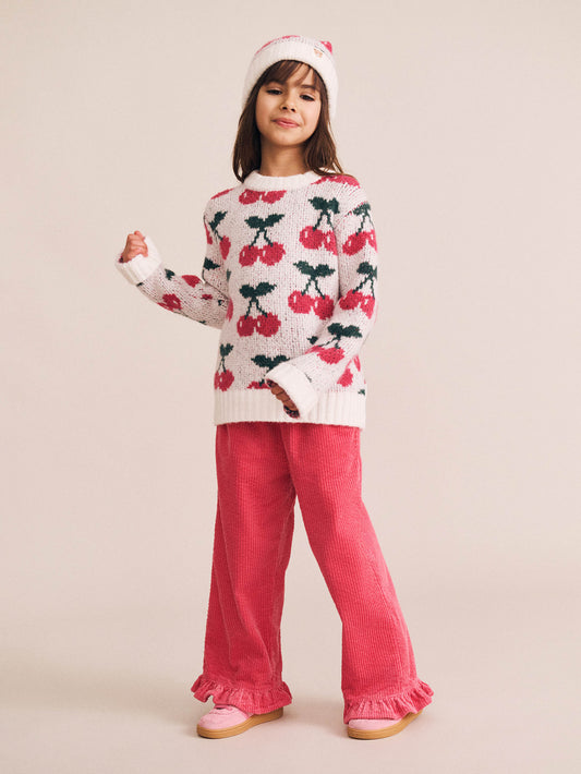 Huxbaby - Cord Frill Hem Pant