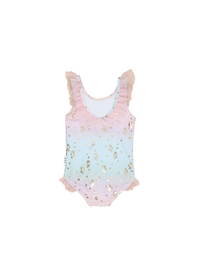 Huxbaby - star mermaid flounce swimsuit