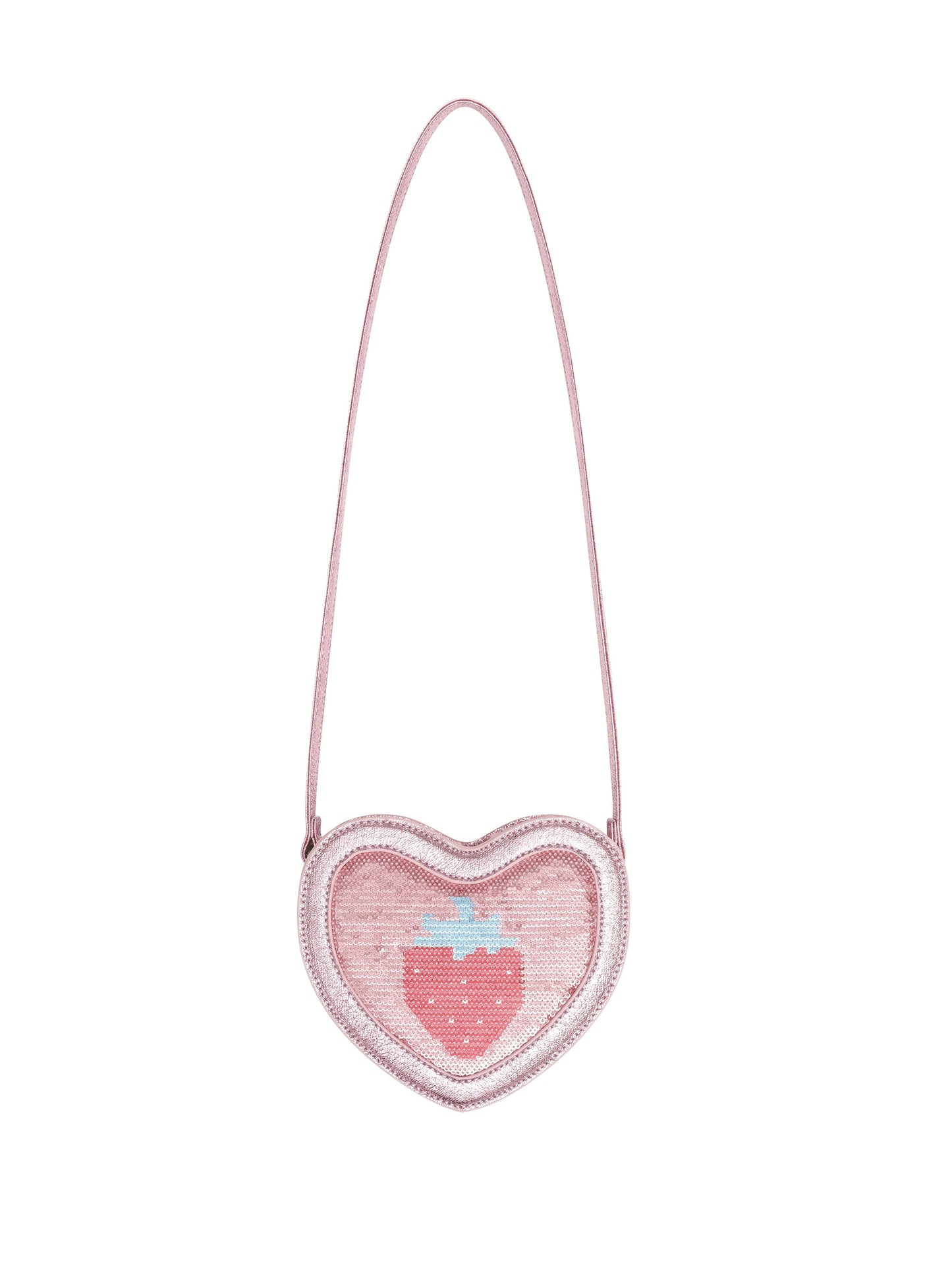 Huxbaby - Strawberry Sequin Heart Bag