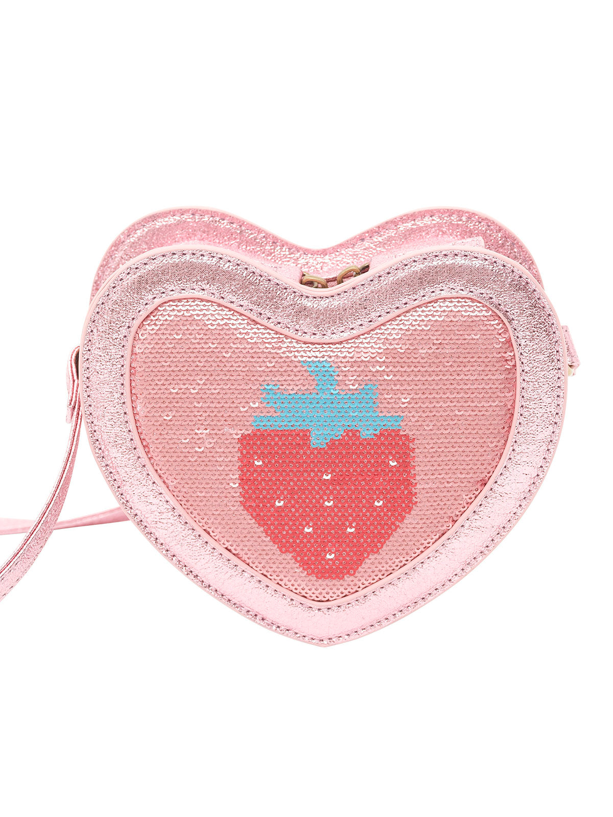 Huxbaby - Strawberry Sequin Heart Bag