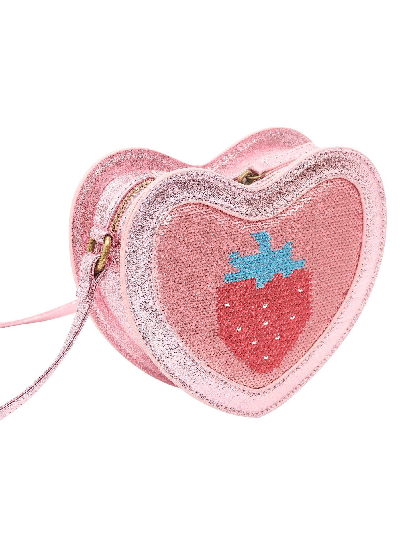 Huxbaby - Strawberry Sequin Heart Bag