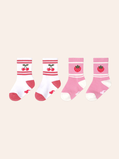 Huxbaby - 2PK Girls Sport Sock / Multi
