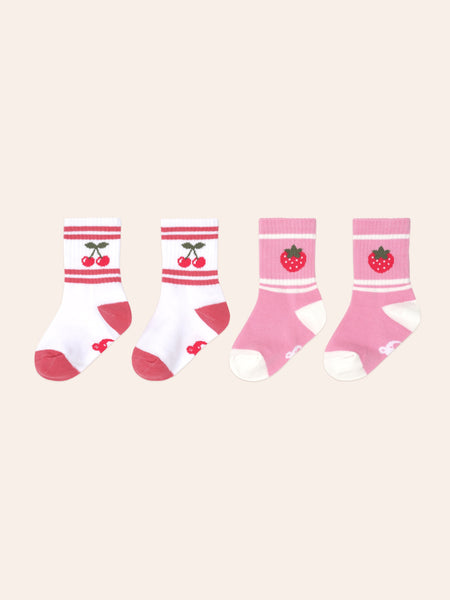 Huxbaby - 2PK Girls Sport Sock / Multi