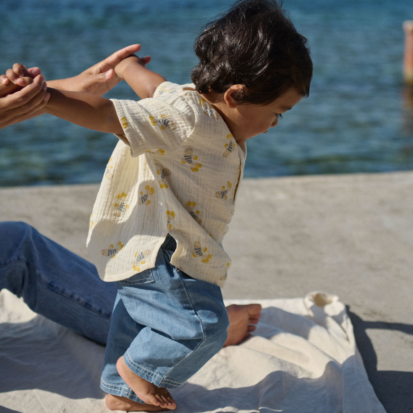Nature Baby - Dae Pants Chambray / Sky