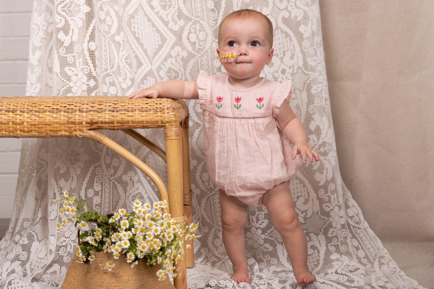 Alex & Ant - Flee Playsuit / Pink