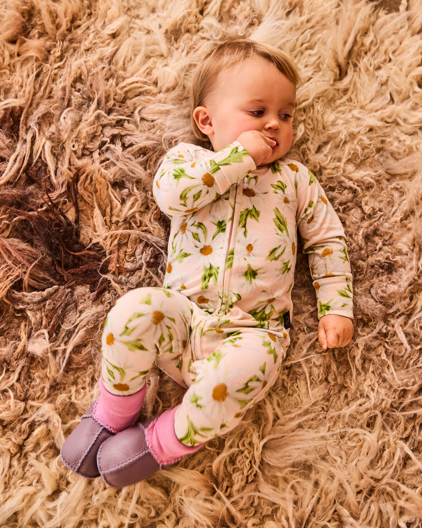 Kip & Co - Baby Booties / Lilac