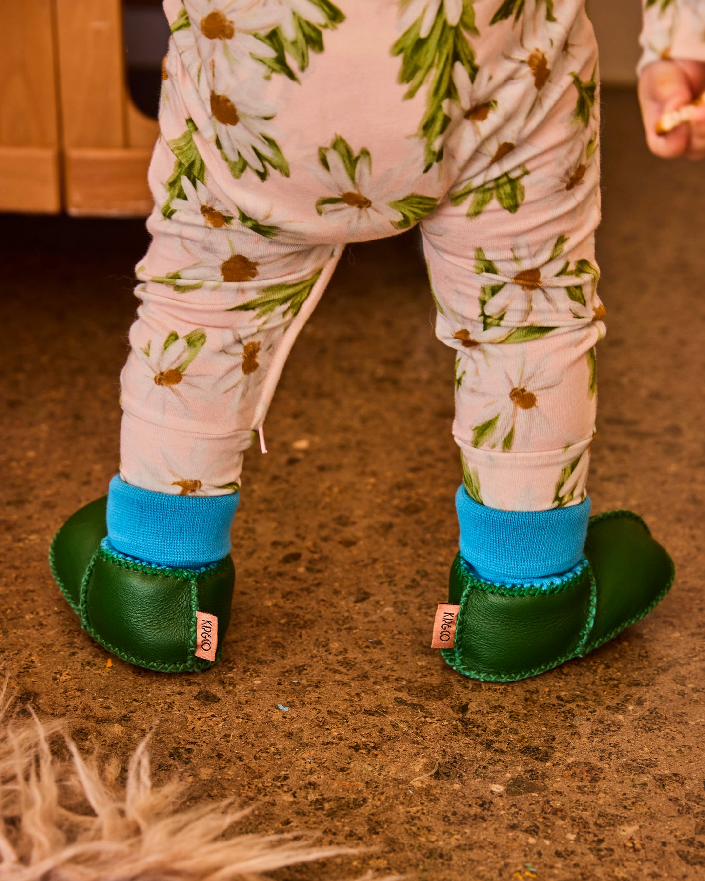 Kip & Co - Baby Booties / Green
