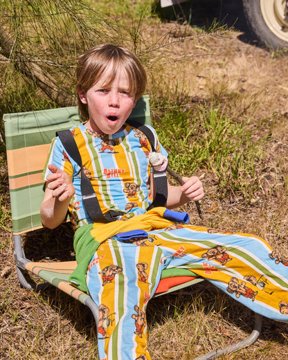 Kip & Co - Blinky Bill Adventures With Blinky Kids Organic Cotton Short Sleeve Tee & Pant Pyjama Set
