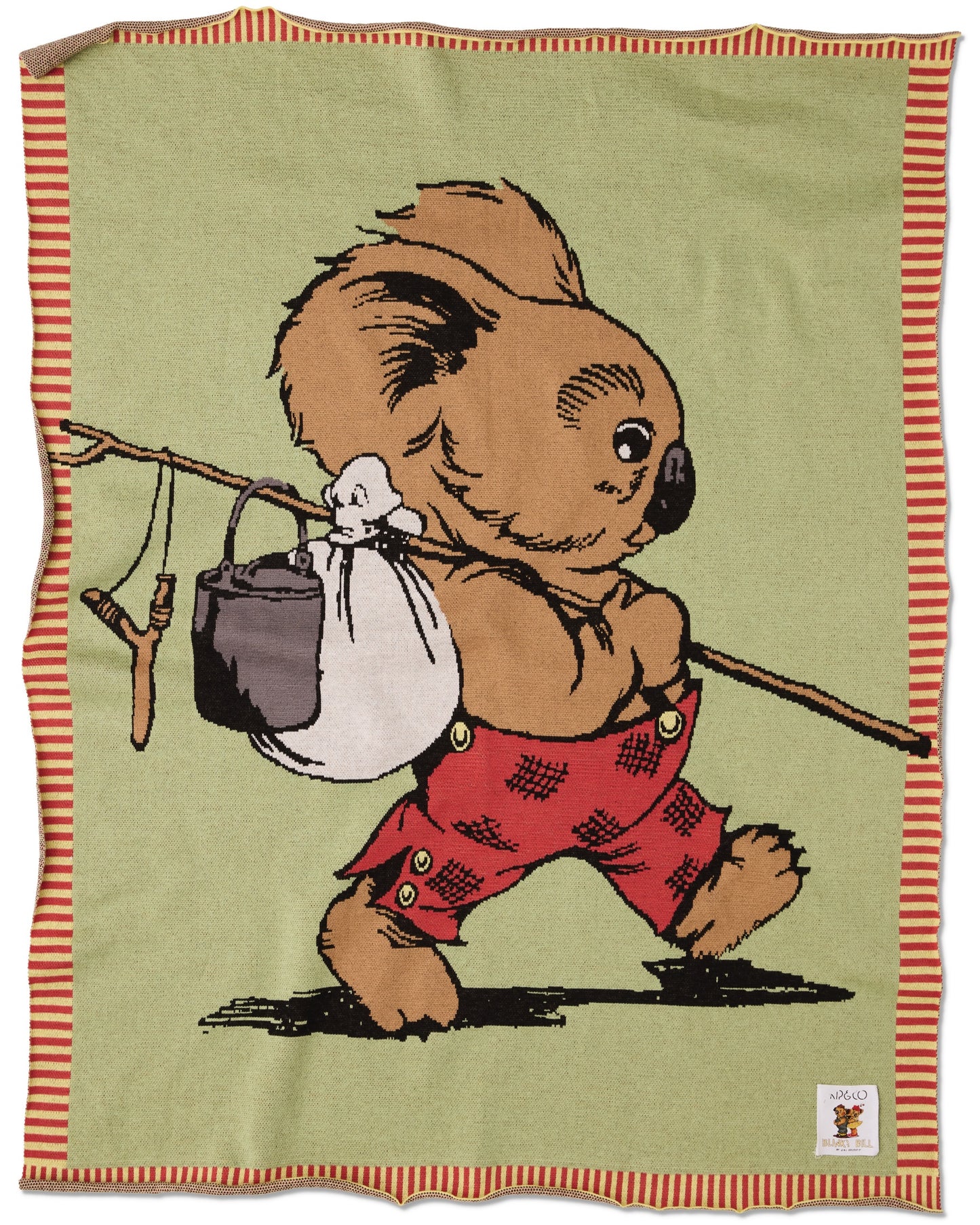 Kip & Co - Blinky Bill Blinky Cotton Knitted Blanket